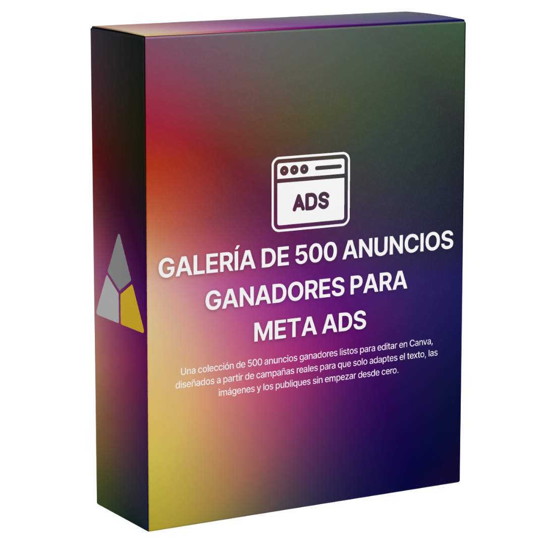+500 Plantillas de anuncios Ganadores para Meta ADS